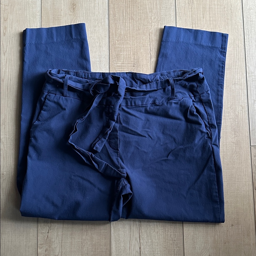 Jules & Leopold Women's Blue Trousers